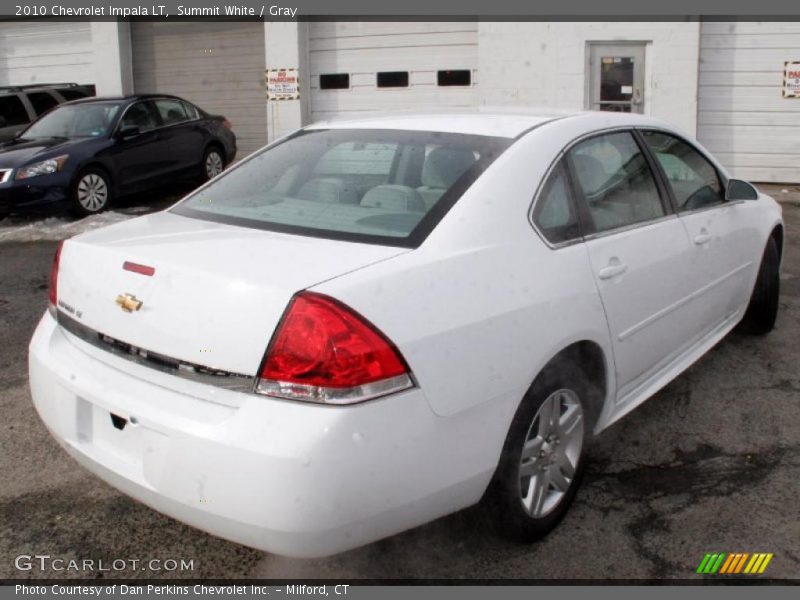 Summit White / Gray 2010 Chevrolet Impala LT