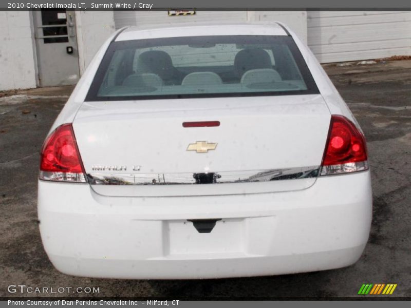Summit White / Gray 2010 Chevrolet Impala LT