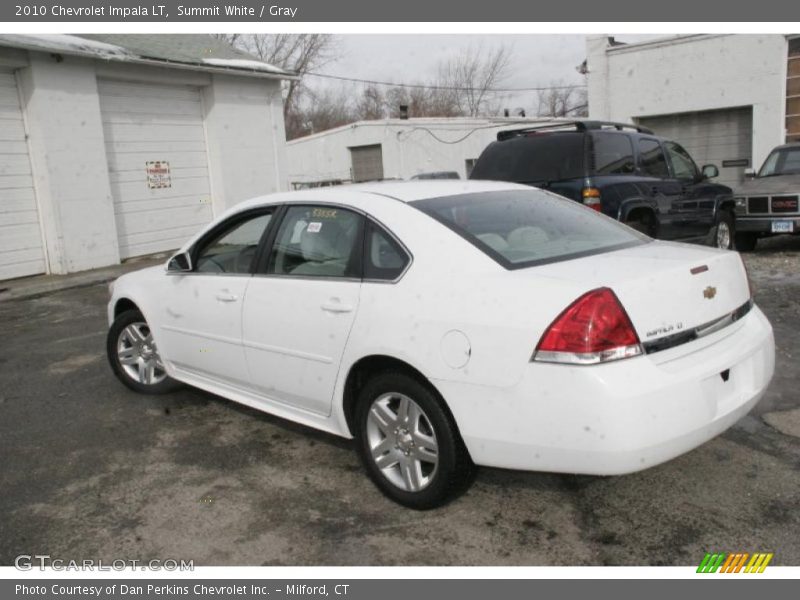 Summit White / Gray 2010 Chevrolet Impala LT