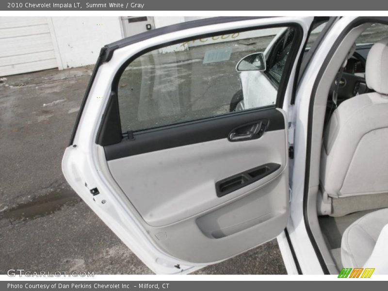 Summit White / Gray 2010 Chevrolet Impala LT