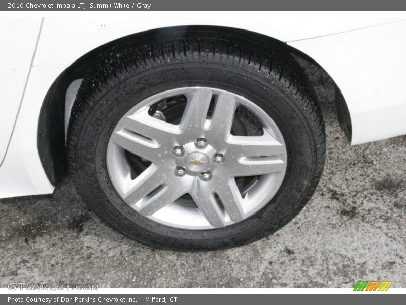 Summit White / Gray 2010 Chevrolet Impala LT