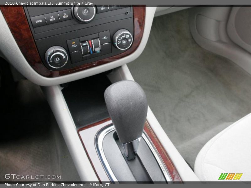 Summit White / Gray 2010 Chevrolet Impala LT
