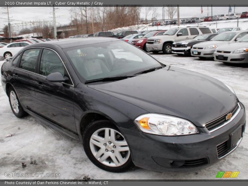 Cyber Gray Metallic / Gray 2010 Chevrolet Impala LT