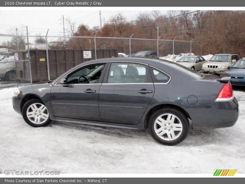 Cyber Gray Metallic / Gray 2010 Chevrolet Impala LT
