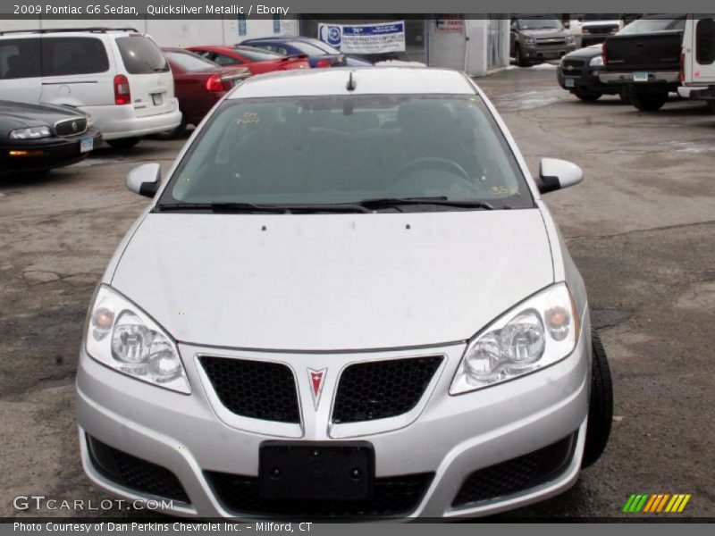 Quicksilver Metallic / Ebony 2009 Pontiac G6 Sedan