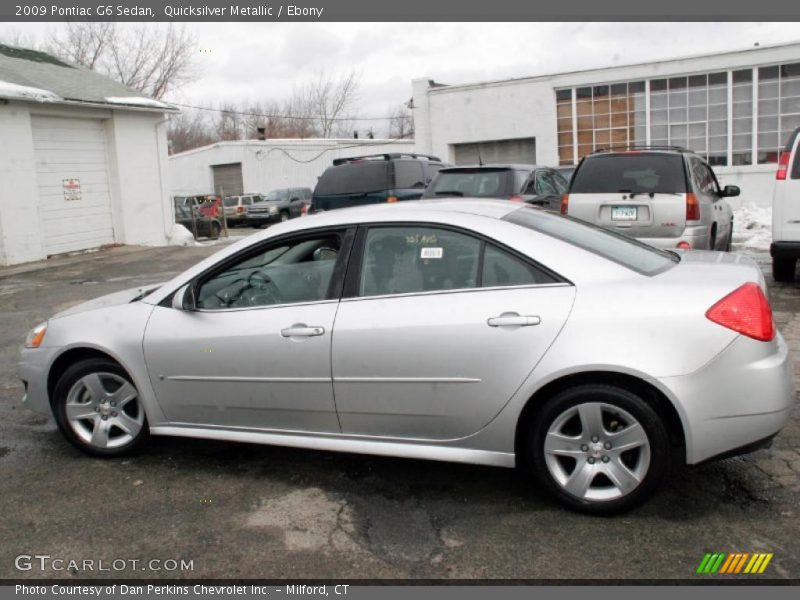 Quicksilver Metallic / Ebony 2009 Pontiac G6 Sedan