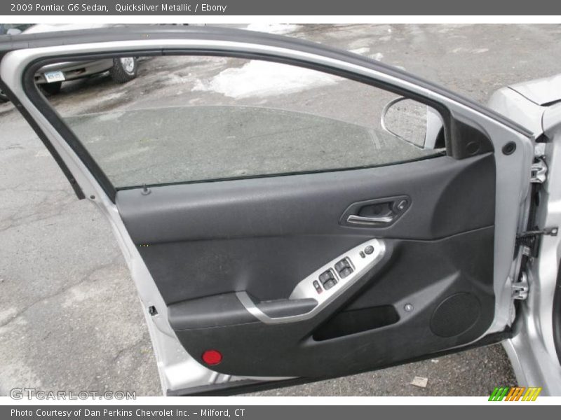 Quicksilver Metallic / Ebony 2009 Pontiac G6 Sedan