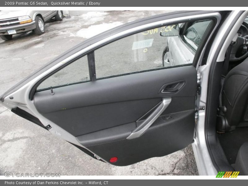 Quicksilver Metallic / Ebony 2009 Pontiac G6 Sedan