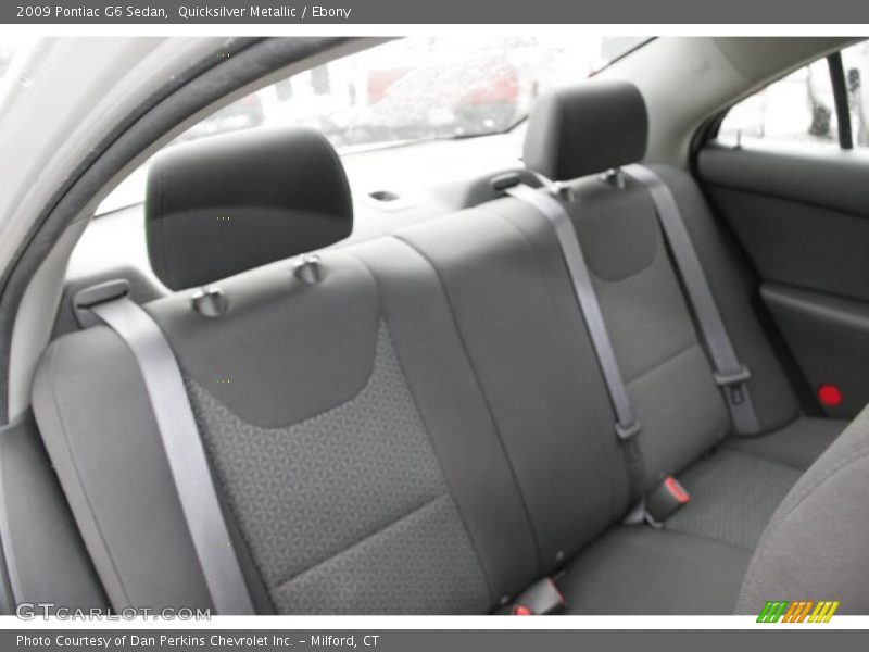 Quicksilver Metallic / Ebony 2009 Pontiac G6 Sedan