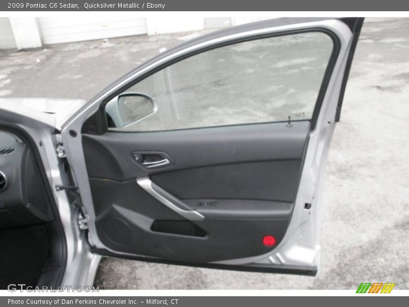 Quicksilver Metallic / Ebony 2009 Pontiac G6 Sedan