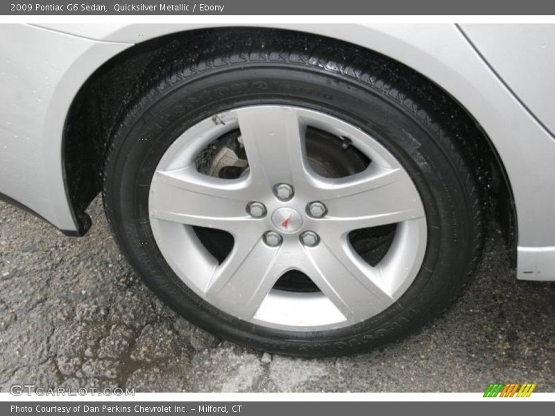 Quicksilver Metallic / Ebony 2009 Pontiac G6 Sedan