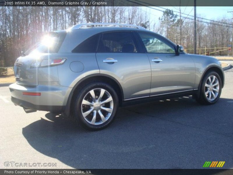 Diamond Graphite Gray / Graphite 2005 Infiniti FX 35 AWD