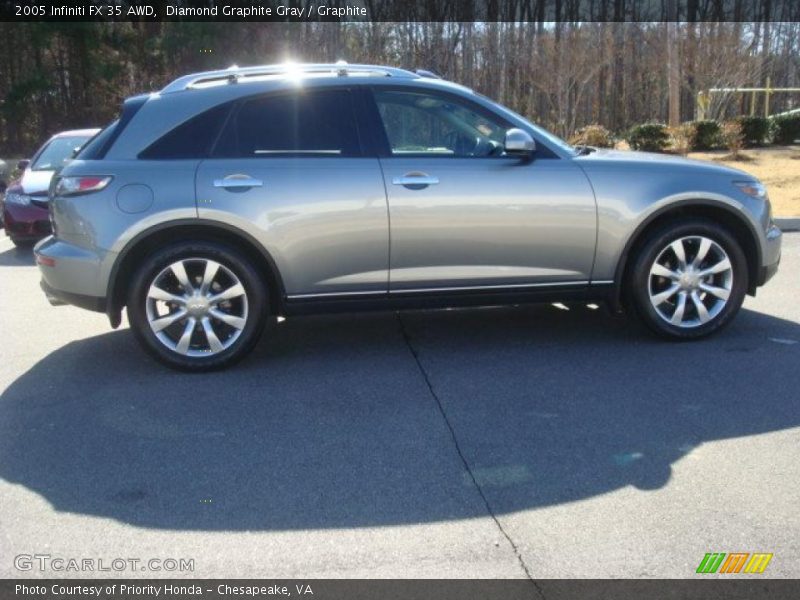 Diamond Graphite Gray / Graphite 2005 Infiniti FX 35 AWD