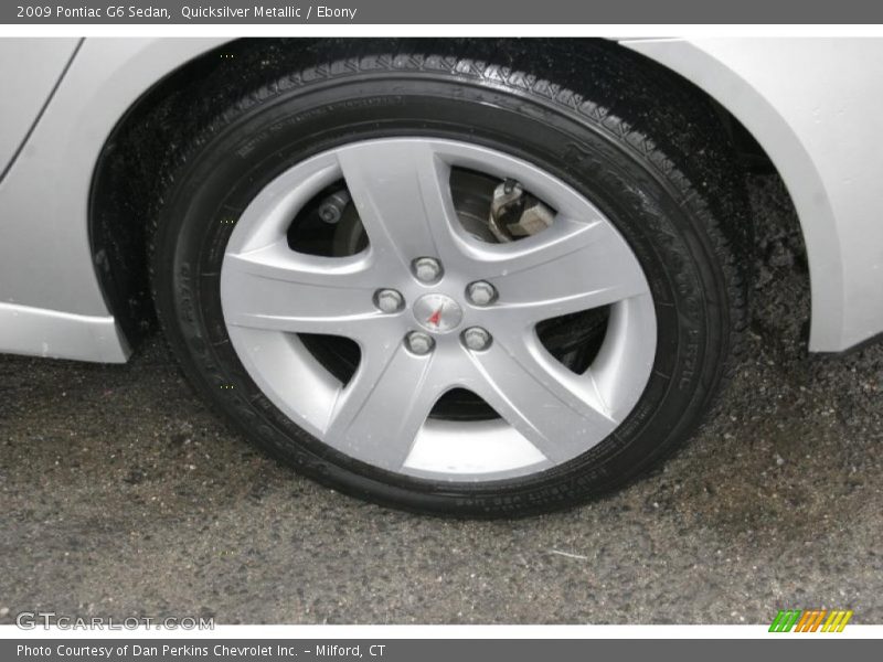 Quicksilver Metallic / Ebony 2009 Pontiac G6 Sedan