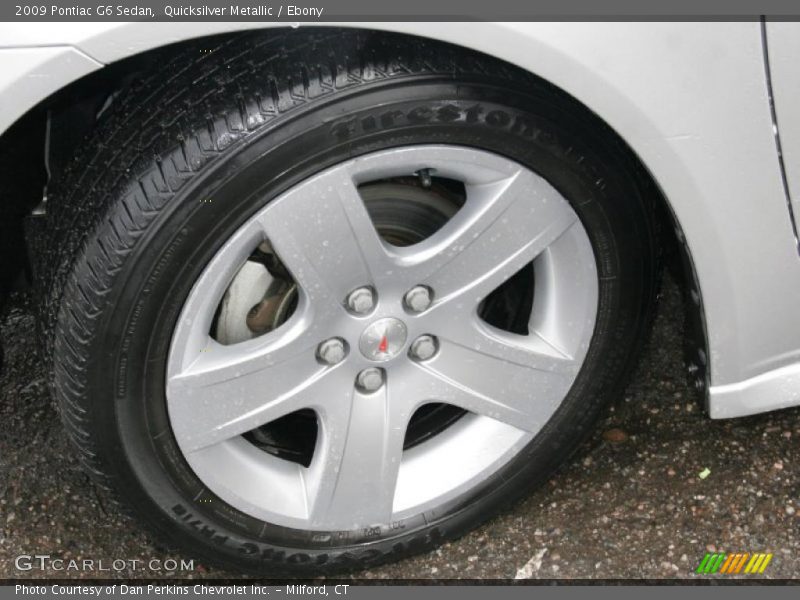 Quicksilver Metallic / Ebony 2009 Pontiac G6 Sedan
