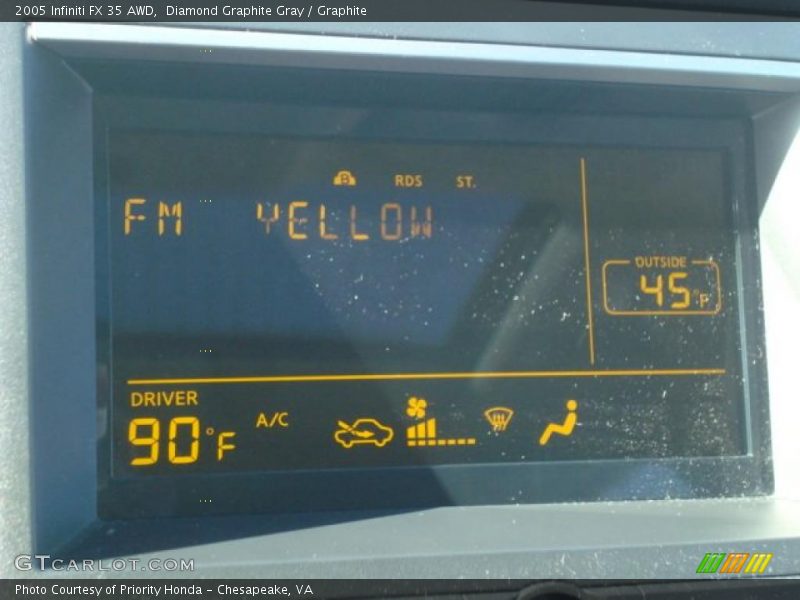 Diamond Graphite Gray / Graphite 2005 Infiniti FX 35 AWD
