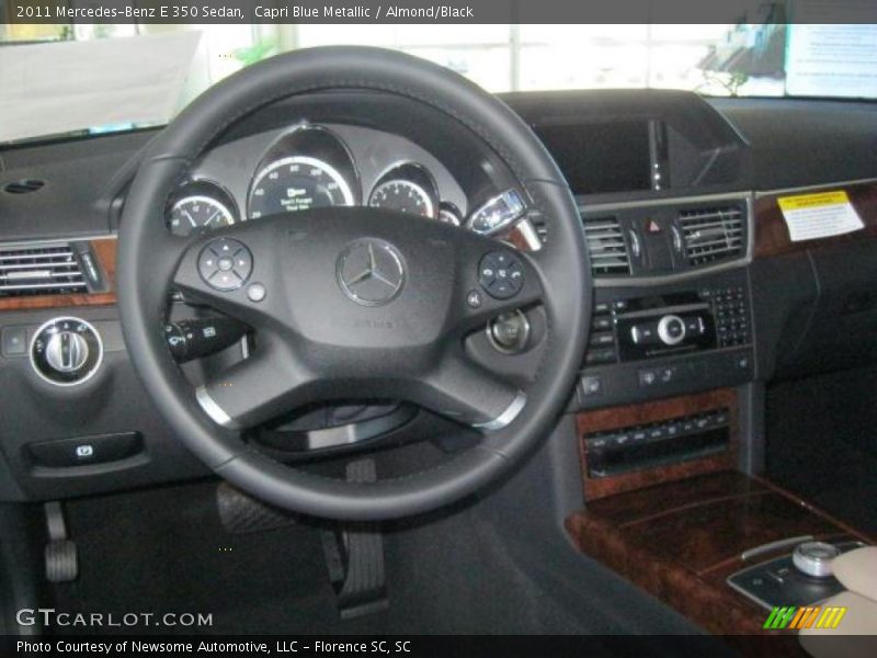 Capri Blue Metallic / Almond/Black 2011 Mercedes-Benz E 350 Sedan