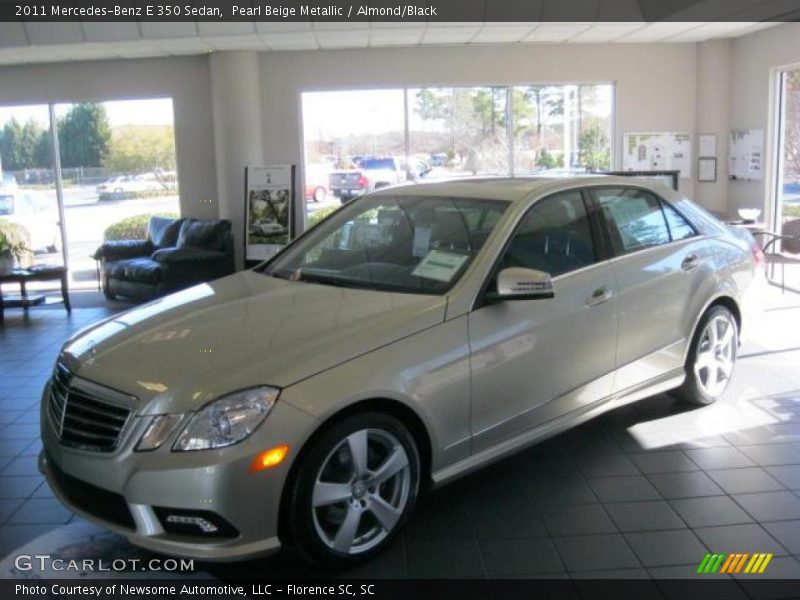 Pearl Beige Metallic / Almond/Black 2011 Mercedes-Benz E 350 Sedan