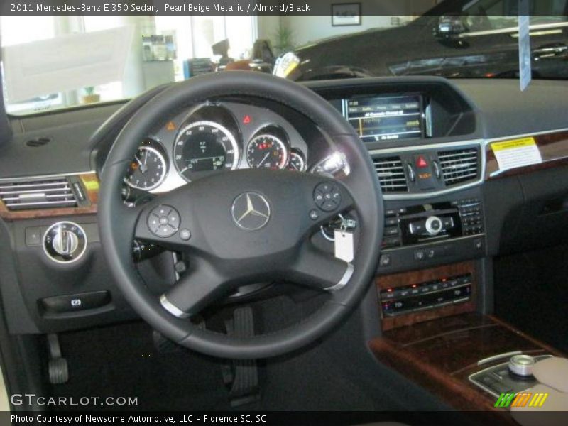 Pearl Beige Metallic / Almond/Black 2011 Mercedes-Benz E 350 Sedan