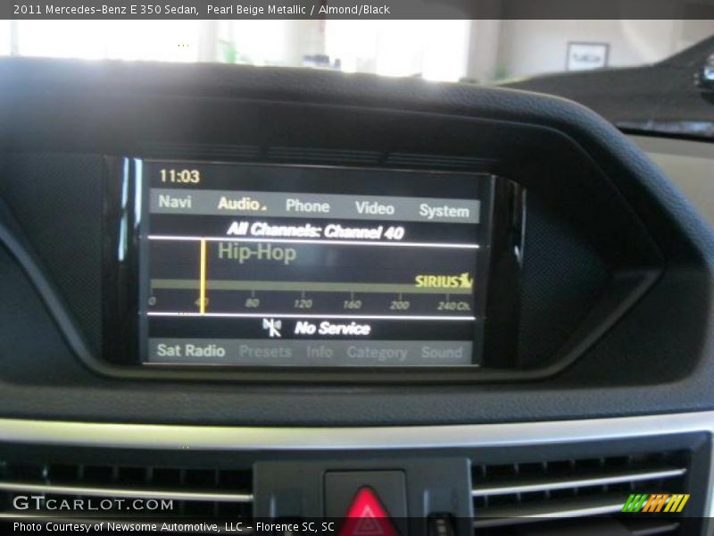 Pearl Beige Metallic / Almond/Black 2011 Mercedes-Benz E 350 Sedan