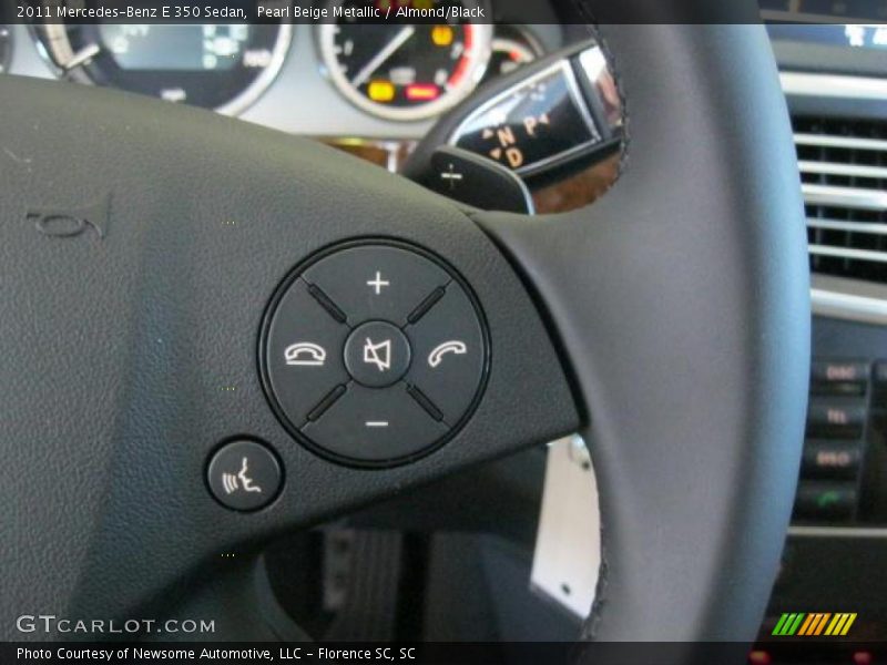 Pearl Beige Metallic / Almond/Black 2011 Mercedes-Benz E 350 Sedan