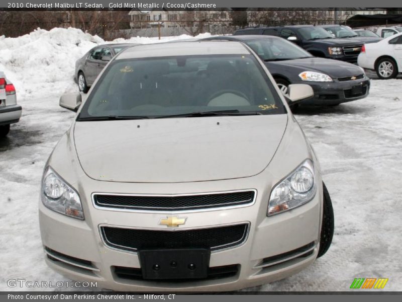 Gold Mist Metallic / Cocoa/Cashmere 2010 Chevrolet Malibu LT Sedan