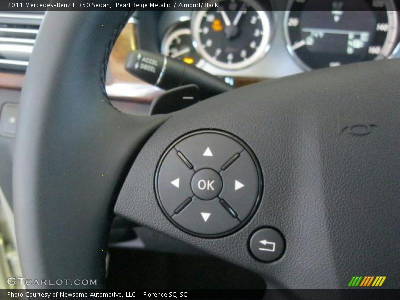Pearl Beige Metallic / Almond/Black 2011 Mercedes-Benz E 350 Sedan