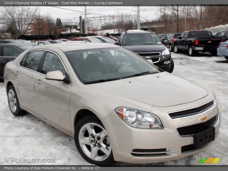 Gold Mist Metallic / Cocoa/Cashmere 2010 Chevrolet Malibu LT Sedan