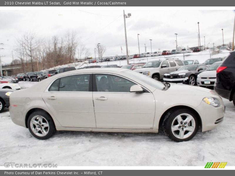 Gold Mist Metallic / Cocoa/Cashmere 2010 Chevrolet Malibu LT Sedan