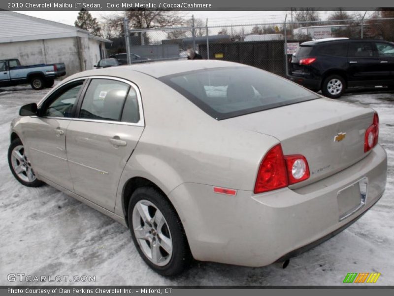 Gold Mist Metallic / Cocoa/Cashmere 2010 Chevrolet Malibu LT Sedan