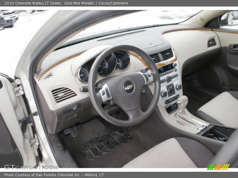 Gold Mist Metallic / Cocoa/Cashmere 2010 Chevrolet Malibu LT Sedan