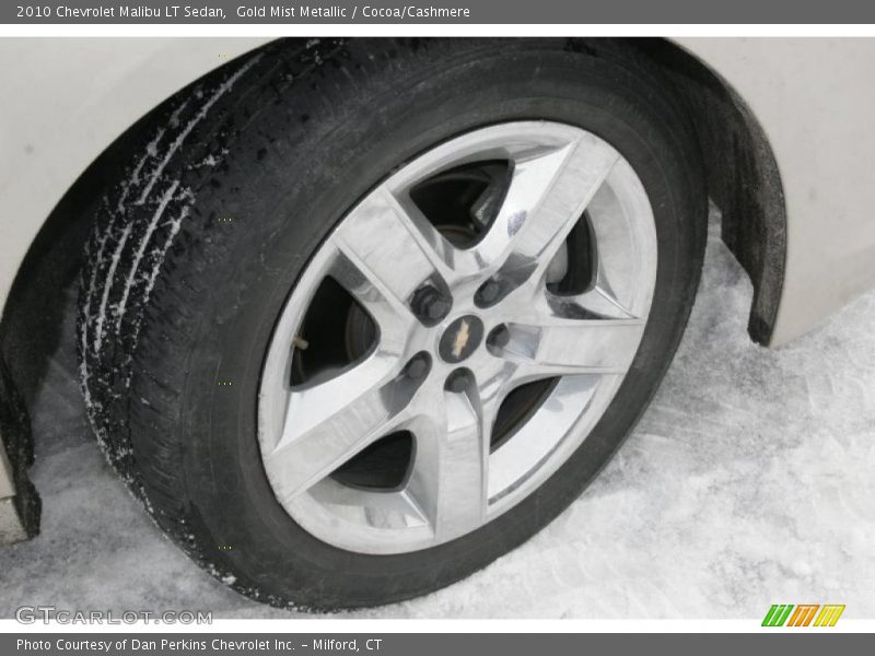 Gold Mist Metallic / Cocoa/Cashmere 2010 Chevrolet Malibu LT Sedan