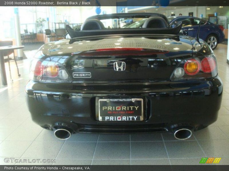 Berlina Black / Black 2008 Honda S2000 Roadster