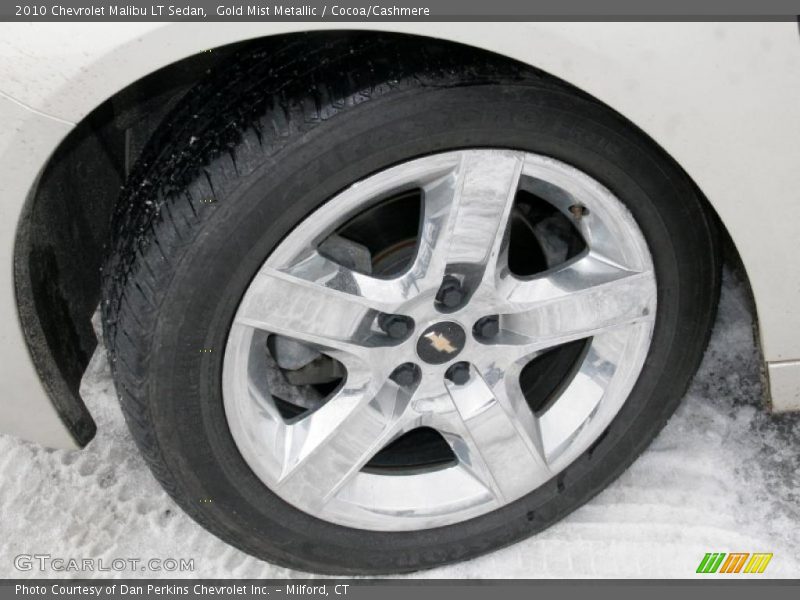 Gold Mist Metallic / Cocoa/Cashmere 2010 Chevrolet Malibu LT Sedan