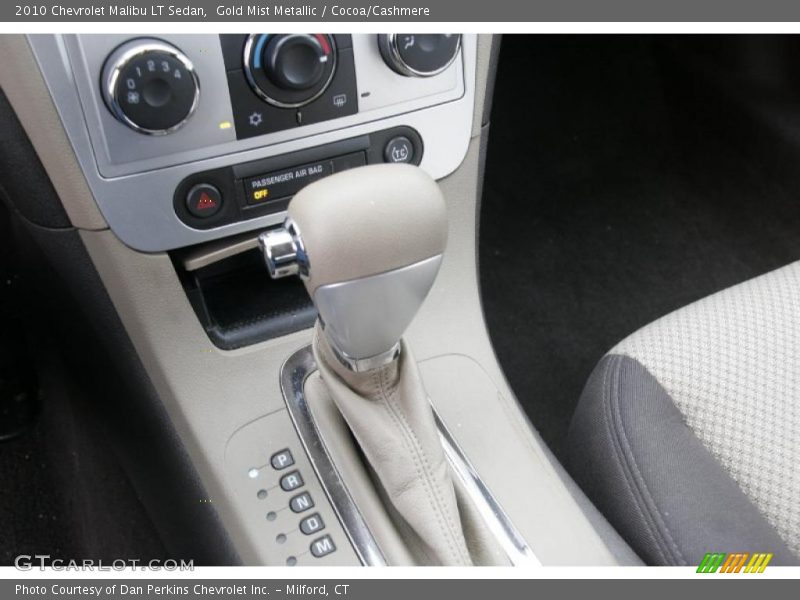 Gold Mist Metallic / Cocoa/Cashmere 2010 Chevrolet Malibu LT Sedan