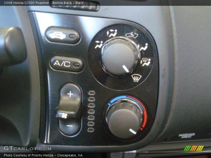 Controls of 2008 S2000 Roadster