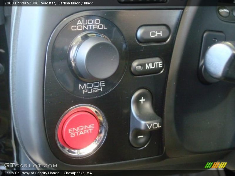 Controls of 2008 S2000 Roadster