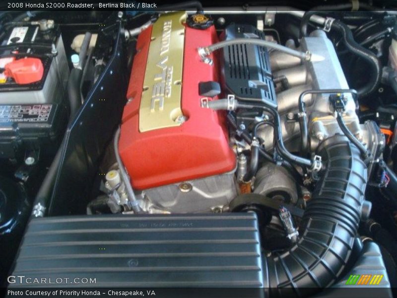  2008 S2000 Roadster Engine - 2.2 Liter DOHC 16-Valve VTEC 4 Cylinder
