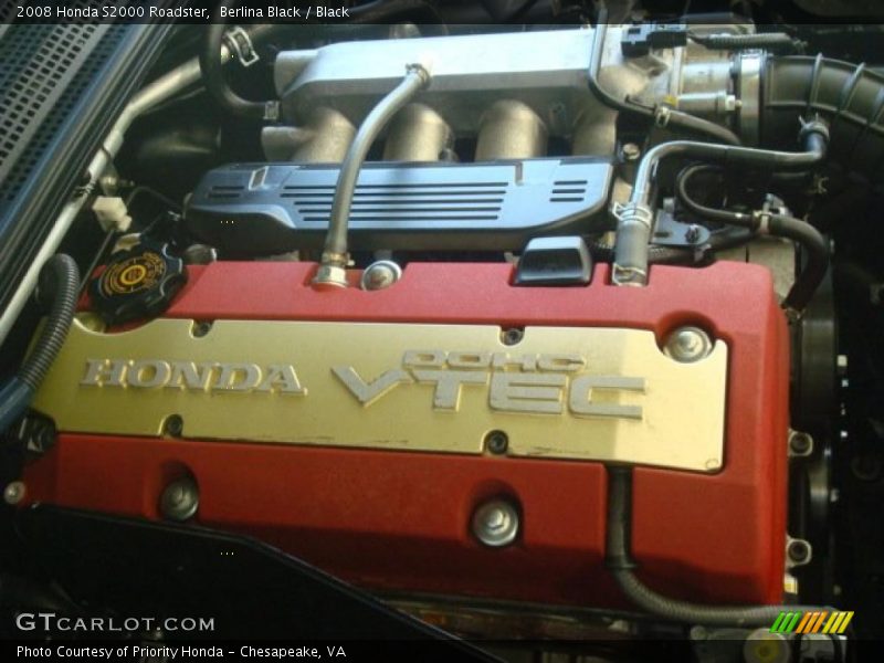  2008 S2000 Roadster Engine - 2.2 Liter DOHC 16-Valve VTEC 4 Cylinder