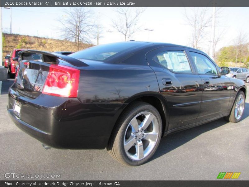 Brilliant Black Crystal Pearl / Dark Slate Gray 2010 Dodge Charger R/T