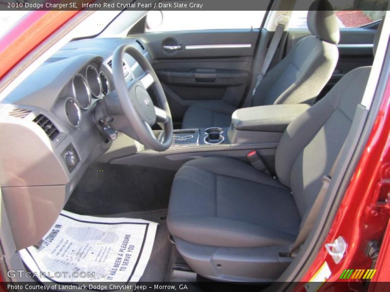 Inferno Red Crystal Pearl / Dark Slate Gray 2010 Dodge Charger SE