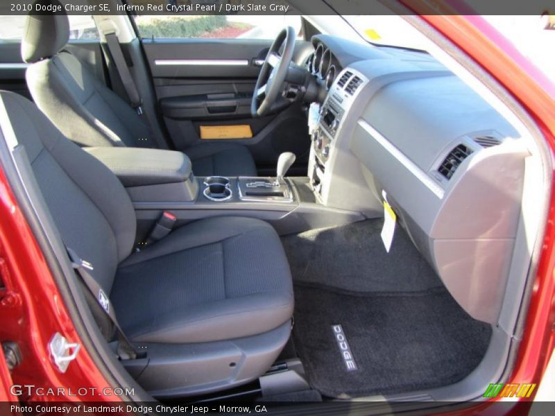Inferno Red Crystal Pearl / Dark Slate Gray 2010 Dodge Charger SE