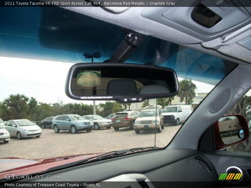 Barcelona Red Metallic / Graphite Gray 2011 Toyota Tacoma V6 TRD Sport Access Cab 4x4