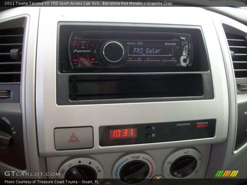 Barcelona Red Metallic / Graphite Gray 2011 Toyota Tacoma V6 TRD Sport Access Cab 4x4