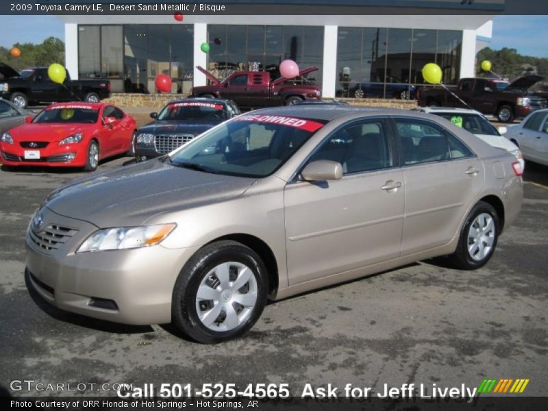 Desert Sand Metallic / Bisque 2009 Toyota Camry LE