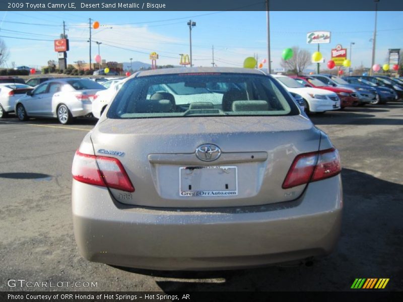 Desert Sand Metallic / Bisque 2009 Toyota Camry LE