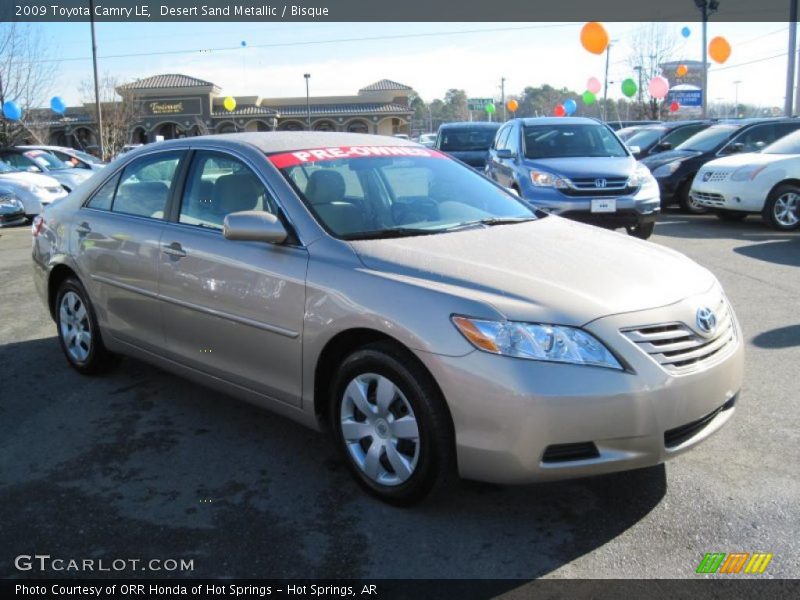 Desert Sand Metallic / Bisque 2009 Toyota Camry LE