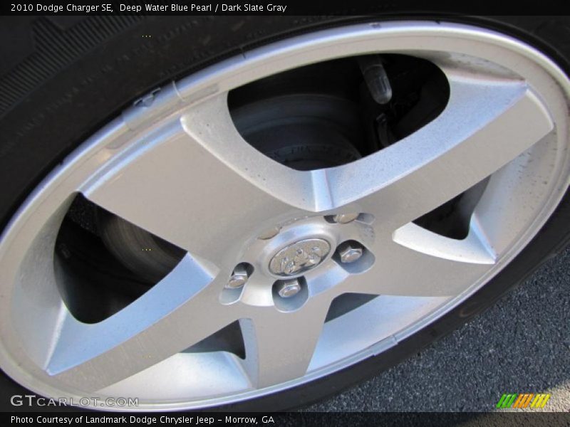 Deep Water Blue Pearl / Dark Slate Gray 2010 Dodge Charger SE