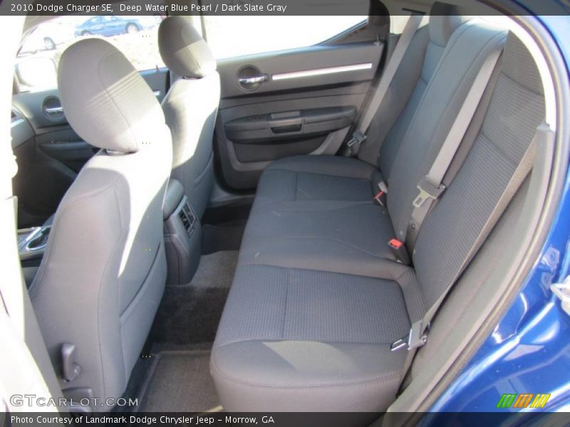 Deep Water Blue Pearl / Dark Slate Gray 2010 Dodge Charger SE