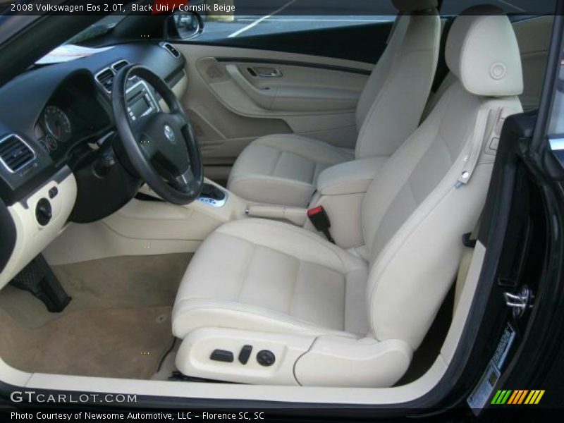 Black Uni / Cornsilk Beige 2008 Volkswagen Eos 2.0T
